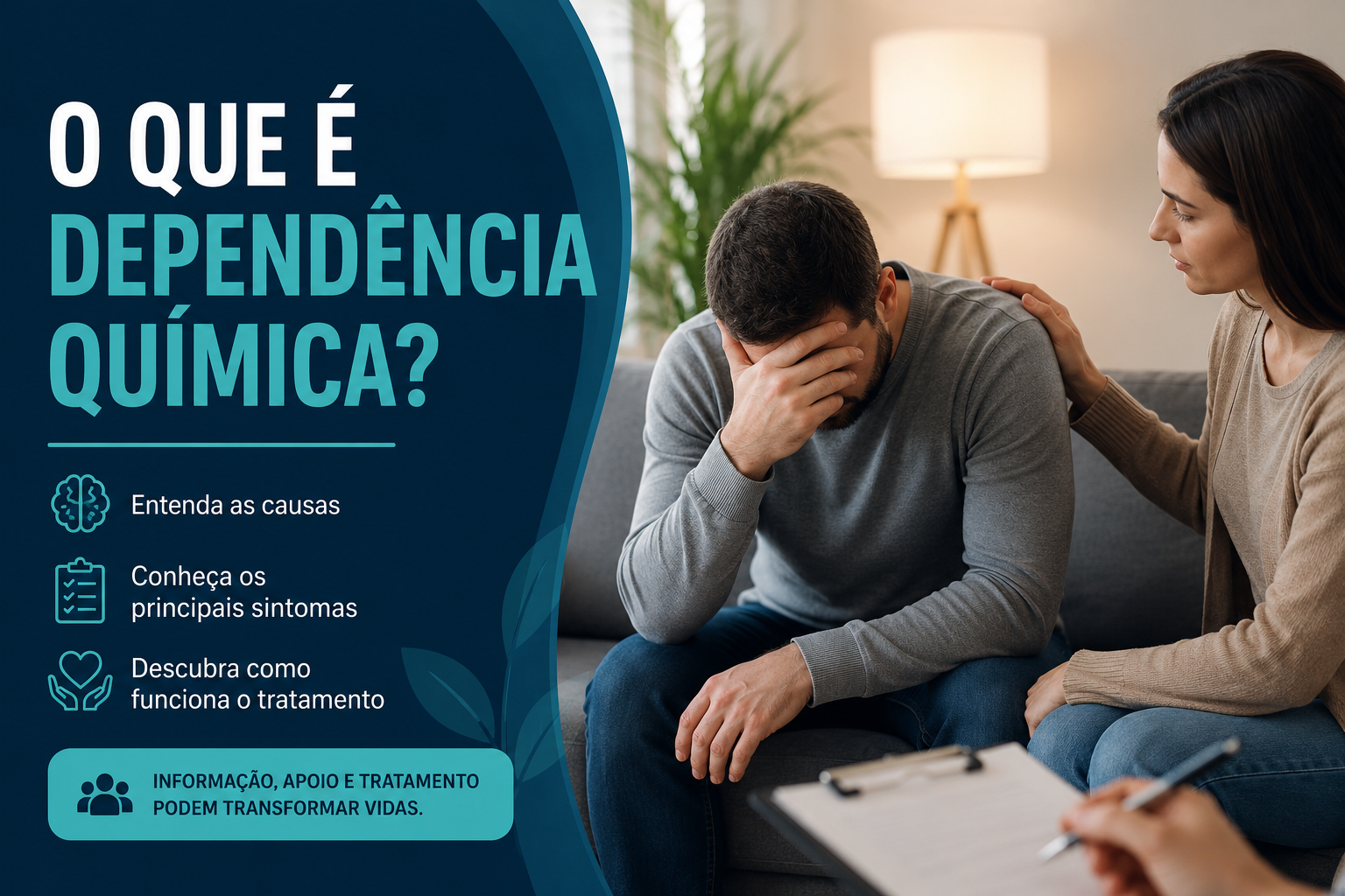 Apoio familiar durante o tratamento da dependência química